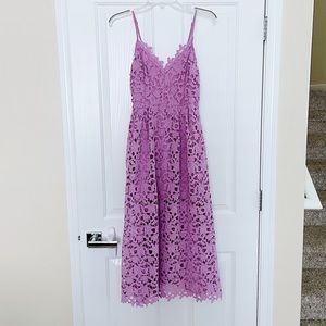 ASTR the label Lace A Line MIDI Dress